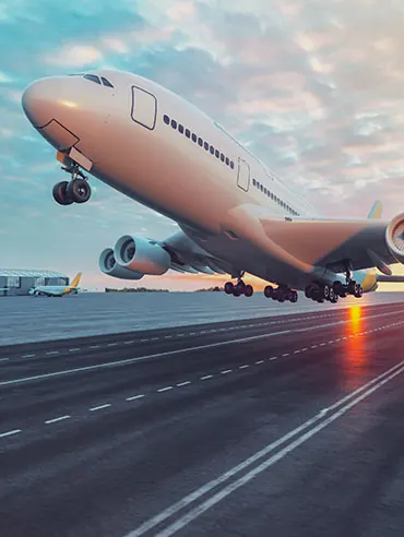 Cargo aircraft ready for air transport